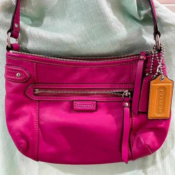 Coach Bright Pink Purse - Picture 2 of 7